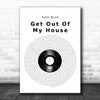 Kate Bush Get Out Of My House Vinyl Record Song Lyric Music Poster Print