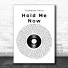 Thompson Twins Hold Me Now Vinyl Record Song Lyric Music Poster Print