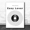 Phil Collins Easy Lover Vinyl Record Song Lyric Music Poster Print