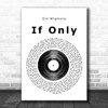 Gin Wigmore If Only Vinyl Record Song Lyric Music Poster Print