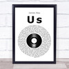 James Bay Us Vinyl Record Song Lyric Music Poster Print