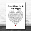 Blood, Sweat & Tears You've Made Me So Very Happy White Heart Song Lyric Music Poster Print