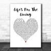 Passenger Life's For The Living White Heart Song Lyric Music Poster Print