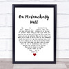 Gorillaz On Melancholy Hill White Heart Song Lyric Music Poster Print