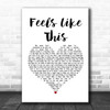 Maisie Peters Feels Like This White Heart Song Lyric Music Poster Print