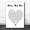 Faith Hill There You'll Be White Heart Song Lyric Music Poster Print