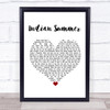 Stereophonics Indian Summer White Heart Song Lyric Music Poster Print