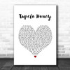 Van Morrison Tupelo Honey White Heart Song Lyric Music Poster Print