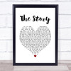 Brandi Carlile The Story White Heart Song Lyric Music Poster Print