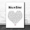 Panic! At The Disco Nicotine White Heart Song Lyric Music Poster Print
