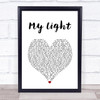 Sully Erna My Light White Heart Song Lyric Music Poster Print