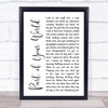 The Little Mermaid Part of Your World White Script Song Lyric Music Poster Print