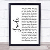 Alison Krauss and the Cox Family Jewels White Script Song Lyric Music Poster Print