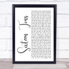 Elton John I Guess That's Why They Call It The Blues Rustic Script Lyric Music Poster Print