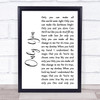 Def Leppard When Love And Hate Collide Rustic Script Song Lyric Music Poster Print