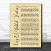 Go West King Of Wishful Thinking Rustic Script Song Lyric Music Poster Print