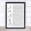 Go West King Of Wishful Thinking Rustic Script Song Lyric Music Poster Print