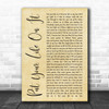 Kasabian Put Your Life On It Rustic Script Song Lyric Music Poster Print