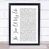 Eric Clapton Lay down Sally Rustic Script Song Lyric Music Poster Print