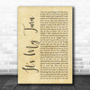 Diana Ross It's My Turn Rustic Script Song Lyric Music Poster Print
