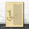 Lamb Gorecki Rustic Script Song Lyric Music Poster Print Lamb Gorecki Rustic Script Song Lyric Music Poster Print