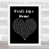 Chantal Kreviazuk Feels Like Home Black Heart Song Lyric Music Wall Art Print