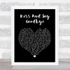 UB40 Kiss And Say Goodbye Black Heart Song Lyric Print