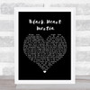 Incubus Black Heart Inertia Black Heart Song Lyric Music Wall Art Print