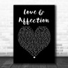 Joan Armatrading Love & Affection Black Heart Song Lyric Print