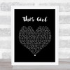 Kungs vs Cookin' on 3 Burners This Girl Black Heart Song Lyric Print