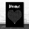 Jack Savoretti Home Black Heart Song Lyric Print