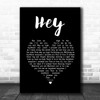 Ant Hey Black Heart Song Lyric Print