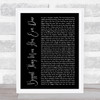 Woody Guthrie Biggest Thing Man Has Ever Done Black Script Song Lyric Print