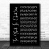 Half Man Half Biscuit For What Is Chatteris Black Script Song Lyric Print