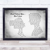 Michael Bolton Said I Loved You... But I Lied Man Lady Couple Grey Song Print