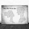 Queen I Was Born To Love You Man Lady Couple Grey Song Lyric Quote Print