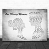 Diana Ross One Shining Moment Man Lady Couple Grey Song Lyric Quote Print