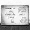 Jim Brickman Love Of My Life Man Lady Couple Grey Song Lyric Quote Print