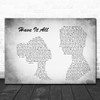 Jason Mraz Have It All Man Lady Couple Grey Song Lyric Quote Print