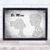 David Gray Be Mine Man Lady Couple Grey Song Lyric Quote Print