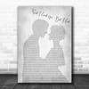 Michael Bolton Said I Loved You... But I Lied Bride Groom Grey Song Lyric Print
