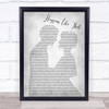 Granger Smith Happens Like That Man Lady Bride Groom Wedding Grey Song Print