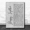 The Turtles Happy Together Rustic Script Grey Song Lyric Quote Print