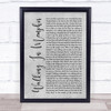 Marc Cohn Walking In Memphis Grey Rustic Script Song Lyric Print