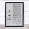 Kasey Chambers I'm Alive Rustic Script Grey Song Lyric Quote Print