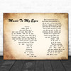 Lady Gaga & Bradley Cooper Music To My Eyes Man Lady Couple Song Lyric Print
