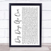 5 Seconds of Summer Outer Space Carry On Rustic Script Song Lyric Print