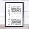 Pete Seeger Little Boxes Rustic Script Song Lyric Print