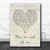 Celine Dion Then You Look At Me Script Heart Song Lyric Print