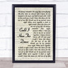 Anne Murray Could I Have This Dance Vintage Script Song Lyric Print